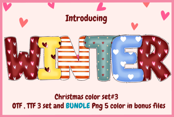 Christmas Color Set 3: A Handwritten Font That Builds Brand Consistency