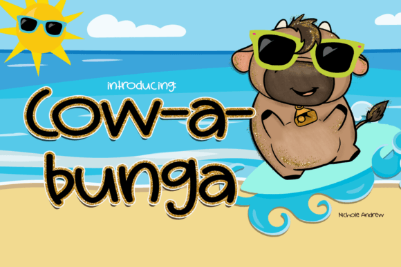Cowabunga Font: Playful Typography for Editorial Projects