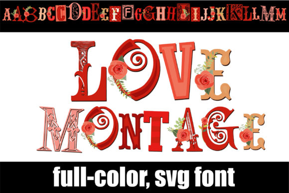 Craft Beautiful Products with Love Montage: A Full-Color Font for Handmade Sellers
