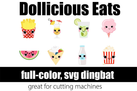 Dollicious Eats: A Color Font for Editorial Design