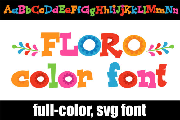 Floro Font Review: A Colorful Display Typeface for Branding