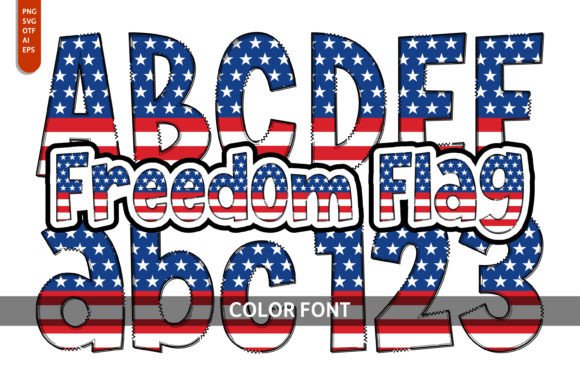 Freedom Flag Font Review