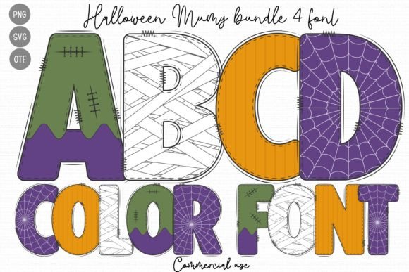 Halloween Mummy: A Color Font That Makes Seasonal Campaigns Pop