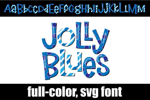 Jolly Blues: A Playful Typeface for Branding with Personality
