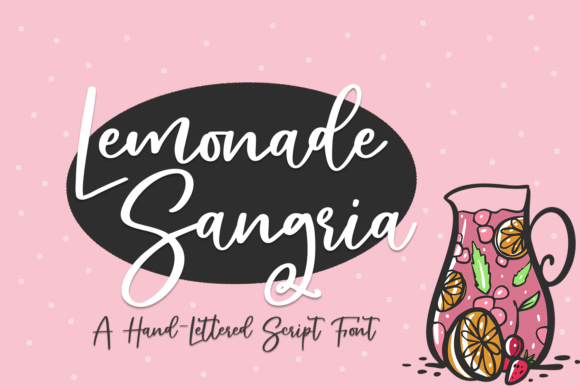Lemonade Sangria: A Handcrafted Font for Scroll-Stopping Campaigns
