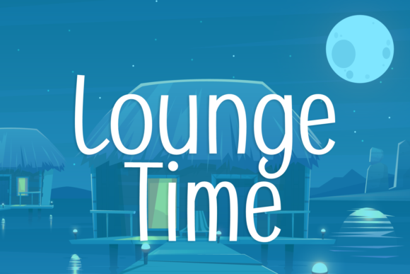 Lounge Time: A Relaxed Sans Serif Font for Editorial Design