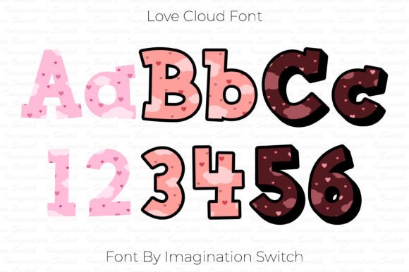 Love Cloud: A Colorful Typographic Delight