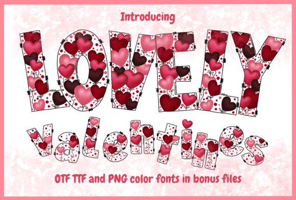 Lovely Valentines: A Decorative Font for Web Designers