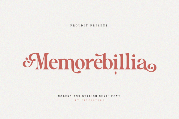 Memorebillia: Elegant Serif for Web Design