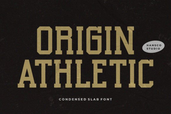 Origin Athletic: A Varsity Jersey Typeface for Modern Branding