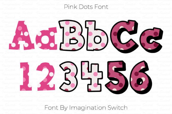 Pink Dots: A Bold Font for Digital Campaigns
