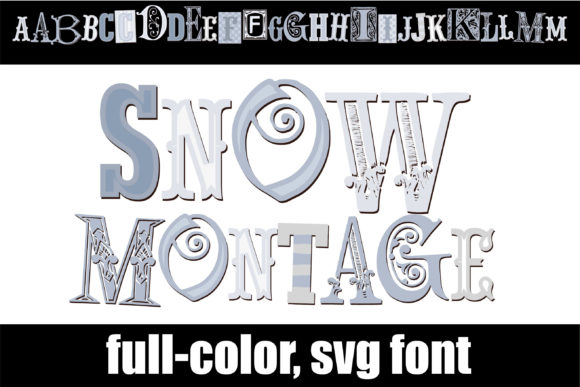 Snow Montage Font: A Winter-Ready Typeface for Your Brand