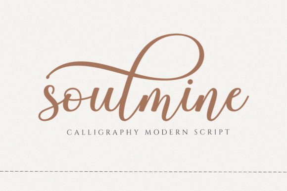 Soulmine Review: A Modern Calligraphy Font for Small Business Branding