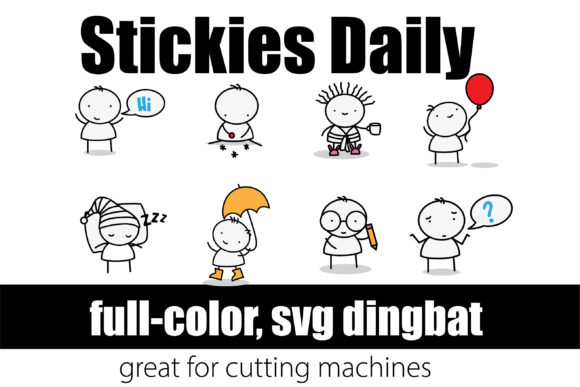 Stickies Daily: A Color Font That Brings Handmade Products to Life