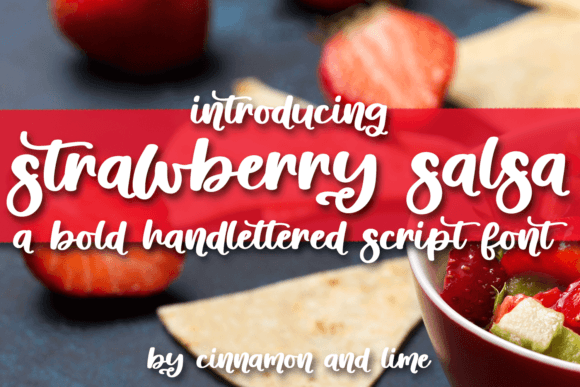 Strawberry Salsa Font: A Designerβs Take on Quirky Script
