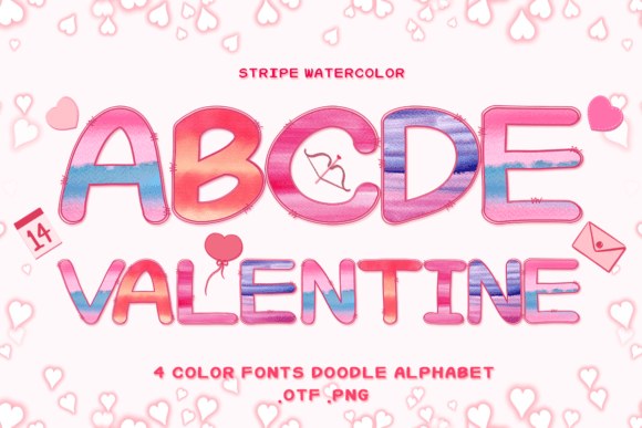 Stripe Watercolor: A Creative Font for Campaigns