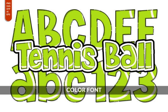 Tennis Ball Font: A Playful Typeface for Brand Design