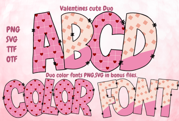 Valentines Cute Duo: A Sweet Typeface for Creative Projects